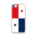 Coque pour iPhone &ndash; PIXELFORMA &ndash; iPhone 8 &ndash; Drapeau du Panama &ndash; Disain fin et l&eacute;ger &ndash; Mitmev&auml;rviline