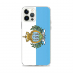 Coque T&eacute;lephone Drapeau Saint-Marin &ndash; iPhone 12 Pro Max