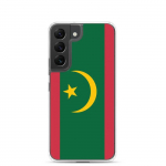 Coque T&eacute;l&eacute;phone &ndash; Samsung &ndash; Galaxy S22 Plus &ndash; Drapeau de la Mauritanie &ndash; Supp &ndash; Mitmev&auml;rviline