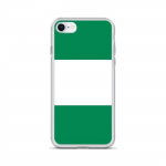 Coque iPhone &ndash; mitmev&auml;rviline &ndash; Drapeau Nigeeria &ndash; Supp &ndash; Plastik l&auml;bipaistev &ndash; &Uuml;hilduv iPhone 6 Plus
