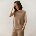 Qinghe 100% puhas ka&scaron;miir naiste kampsun - &Uuml;lipehme luksuslik talvine pullover XL pruun