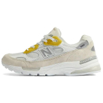 Paperboy Paris x New Balance 992 Valmistatud USA-s Praemuna Unisex Tennised Kreemjas Nimbus-Pilve Kollane M992PB1 40.5