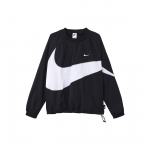 Nike Sportswear Suure Swooshiga kootud jakk (Aasia suuruse m&auml;&auml;ramine) Must/Valge Meeste Streetwear DX0661-010 XL