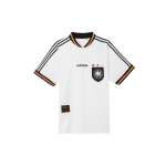 Adidas Saksamaa 1996 Kodus&auml;rk L&uuml;hikeste Varrukatega Jalgpallis&auml;rk Meeste Topid Valge IT7749 XL