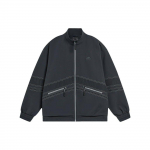 Li Ning Spordielustiili Seeria &Uuml;hev&auml;rviline Lahtise L&otilde;ikega Kootud Jakk Meeste Jakk Must AJDT623-1 L