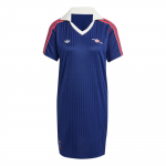 Adidas Originals X Arsenal Koost&ouml;&ouml; Terrace Ikoonid Vabaaja Mood Mitmek&uuml;lgne Mugav L&uuml;hikeste Varrukatega Kleit Naiste kleidid &Ouml;&ouml;taevas JF0565 M