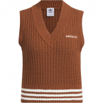 Adidas Originals FW24 Kootud vest Naistele Vestid Tume-pruun JD5802 S