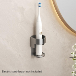 Elektriline hambaharja hoidik s&auml;&auml;stab ruumi &Otilde;mblusteta vannitoa isekleepuv seinale paigaldatav hambaharja hoiualus