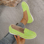 Mood Naiste Baleriinad 2024 Uus Kevad S&uuml;gis Jalutusk&auml;ik &Uuml;mar Nina Mokassiinid Kingad Madalad Mugavad Lolita Kingad Tossud Zapatos De Mujer 40 heleroheline v&auml;rv