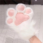 Kawaii Karvased Kassik&uuml;&uuml;niste Kindad Rebasek&auml;pad Linnutiivad Kunstkarusnahast Kost&uuml;&uuml;miaksessuaarid Kindad Halloweeniks Loov Cosplay