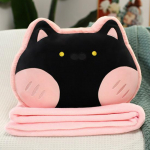 Multikalooma Padi ja Tekk: Armas k&uuml;&uuml;liku, panda, sea, konna disain kodus, kontoris v&otilde;i autos uinakuteks Pillow 40x30 cm
