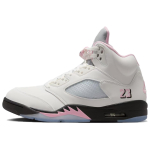 Air Jordan 5 Retro Keskmine pehme roosa Meeste tossud Valge Must HQ7978-102 43 white