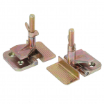 2 pcs set Silk Screen Printing Metal Butterfly Hinge Clamp DIY Hobby Tool