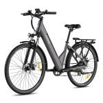 Elektriratas FAFREES F28 Pro 250W mootor Tippkiirus 25 km/h 15 Ah Elektriline jalgratas t&auml;iskasvanutele Maksimaalne s&otilde;iduulatus 110 km Kandev&otilde;ime 150 kg 36V 15AH must