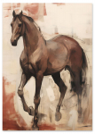 Obraz na pł&oacute;tnie koń 50x70 cm