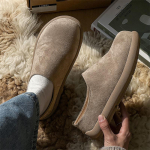 Sisejalan&otilde;ud Nahast Tuhvlid Luksusbr&auml;nd Meeste Slip-on Kingad Kevad Uus Stiil Lamedad Mulad K&otilde;rge Kvaliteet Unisex Majapidamistuhlid 38 hall v&auml;rv