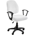 Stretch Elastic Velvet 2-osaline universaalne arvutitooli istmekate P&ouml;&ouml;rlev kontoritooli kate