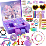 T&uuml;drukute j&otilde;ulude advendikalender, printsessi ehtekomplekt 24 p&auml;eva tagasilugemise kinkekomplekt, j&otilde;ulupreili riietumistarvikute kinkekarp QC-065 purple