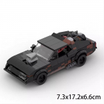 MOC Tehniline Auto Film Mad Max V8 Interceptor Muscle Car 8 naelaga S&otilde;idukid Komplektid Ehitusklotsid Laste M&auml;nguasjad J&otilde;ulukink