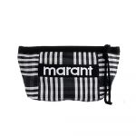 Isabel Marant Powden Logo Triibuline Kotike Po0001fa A1x17m Bkwh PO0001FA A1X17M BKWH