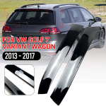 2 tk auto tagaakna k&uuml;lgspoiler, tagumine &auml;&auml;rise kate, l&auml;ikiv must VW Golf 7 variandi universaalile 2013 - 2017 CHINA