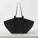 Naiste k&auml;ekott Kerge Luksus Suede Nubuck Nahk Tiibkott Lihtne Suure Mahutavusega Prantsuse Retro &Otilde;lakott Vabaaja Kaenlaalune Kott 51x18x31cm