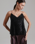 Pailletidega topp Mira Mia 265232 S must XL must