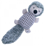 Jouet en peluche - Gloria Pets - H&eacute;risson Queue Longue - 40.5 cm - Gris - Pour chiens
