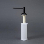 Simpleline valamu dosaator sisseehitatud k&ouml;&ouml;giseebi pump must