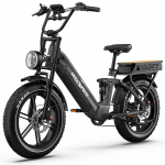 Elektriratas Onesport 20 500W mootor T&auml;isvedrustus 48V 36AH T&auml;iskasvanute E-jalgratas Tippkiirus 25 km/h 7 k&auml;iku Kandev&otilde;ime 120 kg OT08 Pro hall