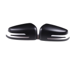 Auto k&uuml;ljeukse tahavaate peegli kaane katte trimm Mercedes Benz A CLA GLA GLK klassi W176 W117 X156 X204 auto v&auml;listarvikutele CLS W218 2012-2017-For Le matt must v&auml;rv