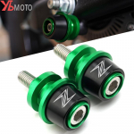 Kawasaki Z900 Z650 Z1000 Z1000R Edition  Z800 8MM Mootorratta svingarmu liugurid/rullikud CNC Alumiinium Blue-8MM