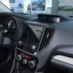 ABS Carbon fiber Center Console Air Vent Cover Trim for Subaru Forester -24