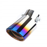 YARIS CROSS Tagumine Kurgu Roostevabast Terasest Summuti L&otilde;ikur Auto Summutitoru Dekoratiivne Tarvik V&auml;lisosad Lihtne Paigaldus (Sinine, Laul) song sinine