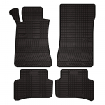 Dywaniki samochodowe gumowe do: Mercedes C W203 sedan, kombi (2000-2008) - czarne, dopasowane