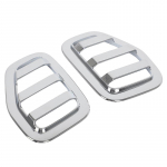 ABS Glossy silver For Hummer H3 2005-2009 Car Side Turn Signal Protection Cover Decorative Cover Sticker Exterior Accessories h&otilde;be