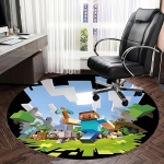 Minecrafti tegelase toolimatt &Uuml;mar vaip - Kontorivaip, Masinpestav, Libisemisvastane, Sobib elutubadesse, magamistubadesse 120cm