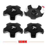 Autokleebis 2025 kuum 4tk 180mm auto rummukapslid tarvikud auto ratta keskosa rummukapsli velje katted Tesla mudelile 3 mudel S Mod 4pcs