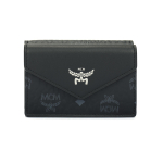 MCM Aren Visetos Klassikaline Logo Napa Nahast Rahakott Naiste Rahakott Must MYSEATA01BK001 Basic Set (Bag+Dust Bag)