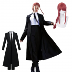 Makima Deemonik&uuml;tt Pikk mantel Anime Cosplay Kost&uuml;&uuml;m Kultuurilisteks &uuml;ritusteks ja pidudeks Suurus Nou-satsu Halloweeni, Festivalideks, (T&auml;iskasvanu) (Pikk mantel, Makima, M)