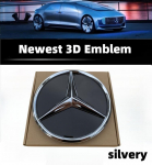3D auto iluv&otilde;re embleem T&auml;he m&auml;rk Esiv&otilde;re logo Mercedes Benzi jaoks W204 W205 W213 X253 A B C E S CLA GLB GLC GLE GLS Tarvikud GLE-292 166 15-19