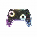 Manette sans fil - DRAGONSHOCK - ORION GLOW - RGB multicolore - Bluetooth & Dongle 2.4G - Vibration & gyroscope puhas