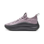 Li Ning Cloud Wave Knit Cushioning Slip Resistant Abrasion Resistant Lightweight Rebound Low top Casual Shoes Women's AGLV234-2 38 gray
