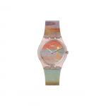 SWATCH Unisex 34mm Punane Kell SO28Z700 SO28Z700 Red Watch Dial