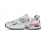 New Balance NB 530 Polsterdus Libisemisvastane Kulumiskindel Hingav Madal Pealispind Jooksujalatsid Unisex Valge Roosa MR530SG(Meeskond181-) 42.5