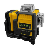 DeWalt Automaatne Roheline Laserlood - K&otilde;rge t&auml;psusega 12-jooneline Seinale paigaldatav V&auml;listingimustes kasutatav loodimisvahend Two Batteries One Charger