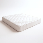 The White Stone Matelas Ignifuge en Memory Foam Hauteur 20 cm | | Rev&ecirc;tement Anallergique et Antibact&eacute;rien 140 x 190 cm valge