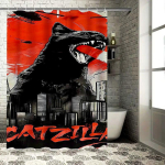 Catzilla Veekindel Du&scaron;ikardin Kuumakindel Masinpestav L&auml;bipaistmatu 180x180cm 150X180cm(60x70in) black
