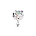 Pandora v&auml;rviline lilleline lugu 925 h&otilde;bedast ehte tarvikud Naiste ehted 797999ENMX Multicolor,F