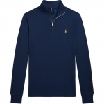 Polo Ralph Lauren Kampsun &Uuml;hev&auml;rviline V&auml;ike Poniga Tikitud Seisukrae Pullover Pikkade Varrukatega Laste kampsun Tumesinine 323952436-001 S